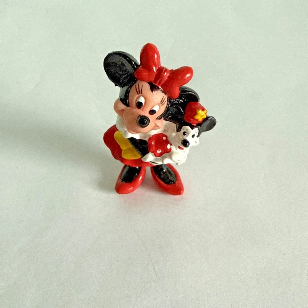 Vintage‎ 1980s Disney PVC Figure Lot By Applause Mickey Mouse Minnie Mouse